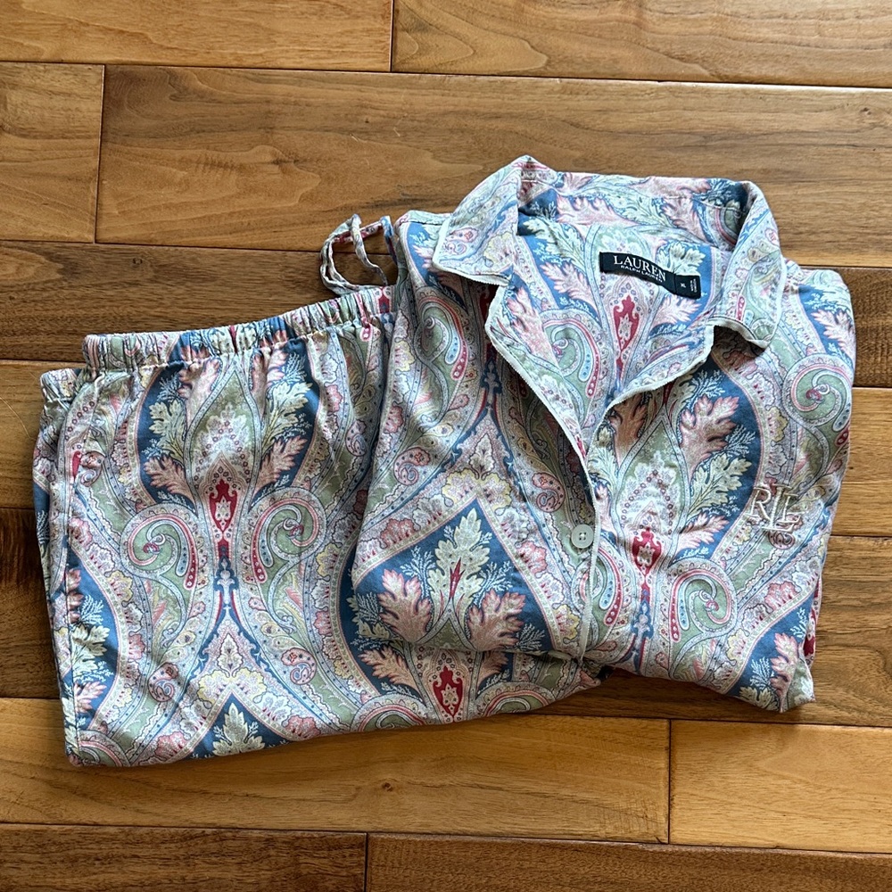Lauren Ralph Lauren paisley pajama set